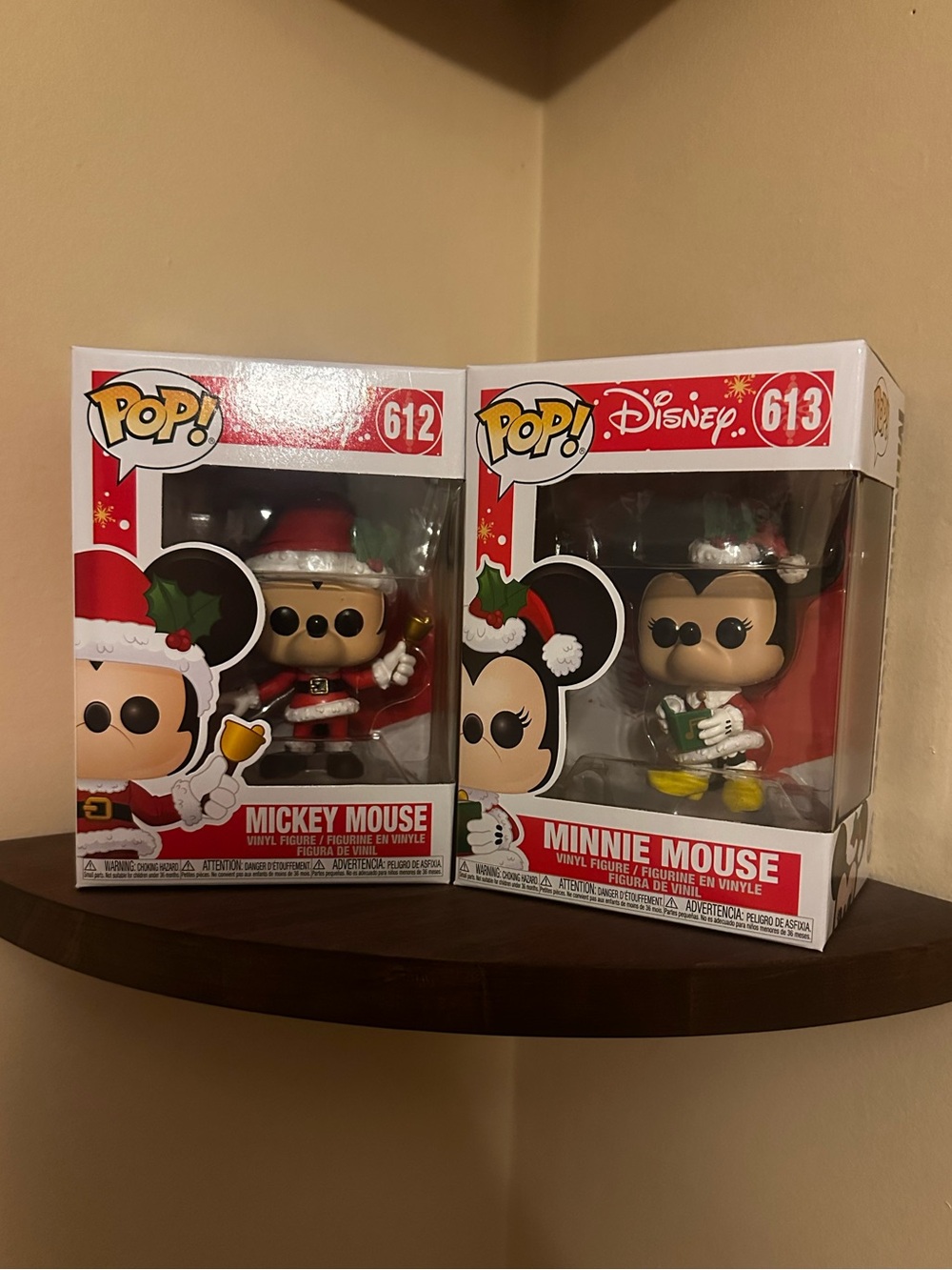 Funko Pop! Disney Mickey & Minnie Mouse Holiday Bundle